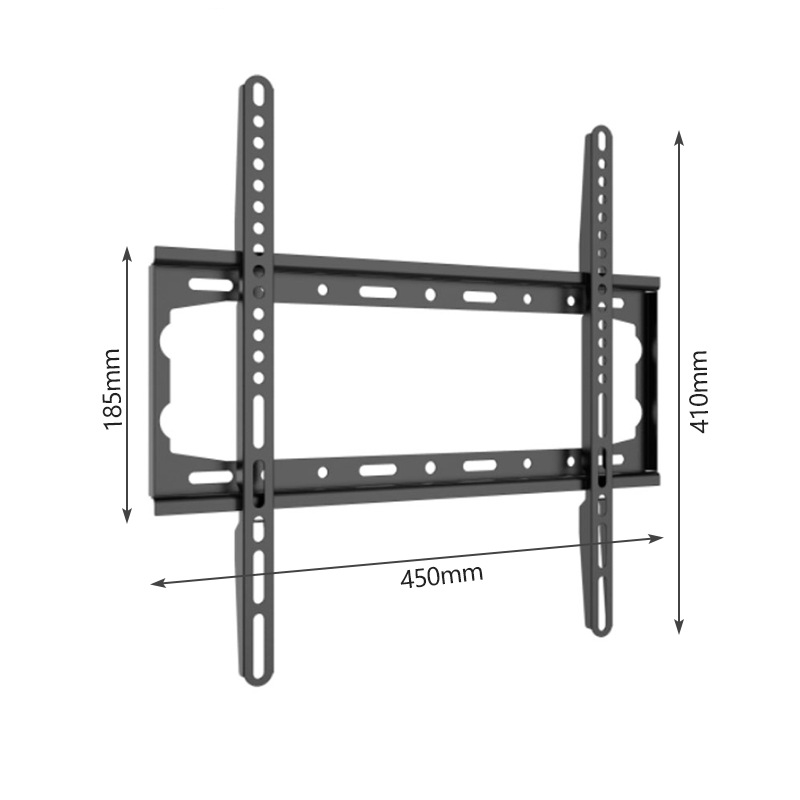 Universali sieniniai televizoriaus laikiklis, apkrova didesnė nei 15 kg, medžiaga SPCC šaltai valcuotas plienas, laikiklis iš geležies, mechaninis reguliavimas