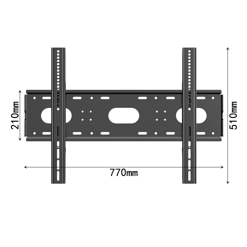 Universali sieniniai televizoriaus laikiklis, apkrova didesnė nei 15 kg, medžiaga SPCC šaltai valcuotas plienas, laikiklis iš geležies, mechaninis reguliavimas