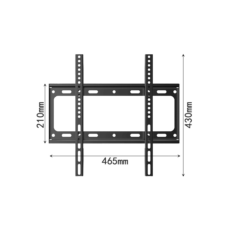 Universali sieniniai televizoriaus laikiklis, apkrova didesnė nei 15 kg, medžiaga SPCC šaltai valcuotas plienas, laikiklis iš geležies, mechaninis reguliavimas