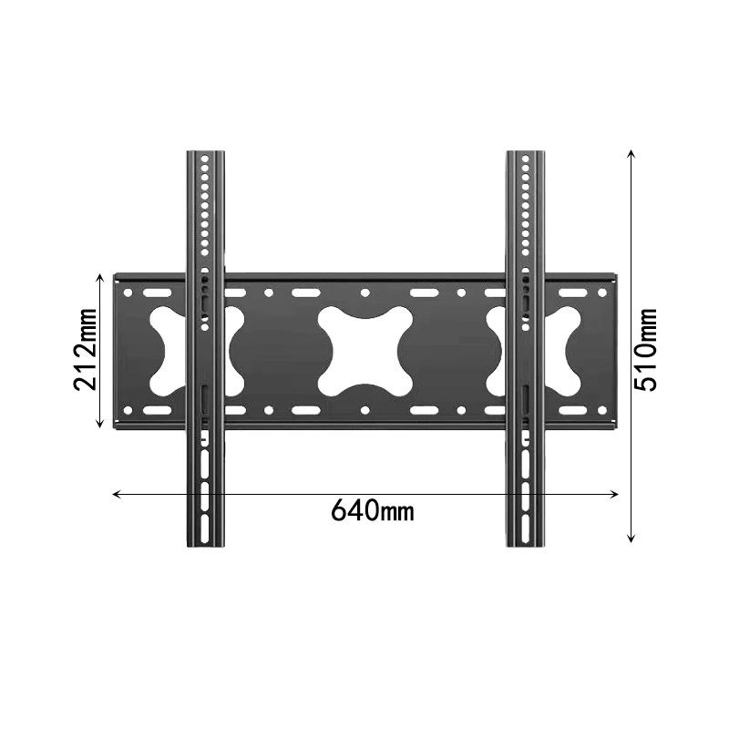 Universali sieniniai televizoriaus laikiklis, apkrova didesnė nei 15 kg, medžiaga SPCC šaltai valcuotas plienas, laikiklis iš geležies, mechaninis reguliavimas