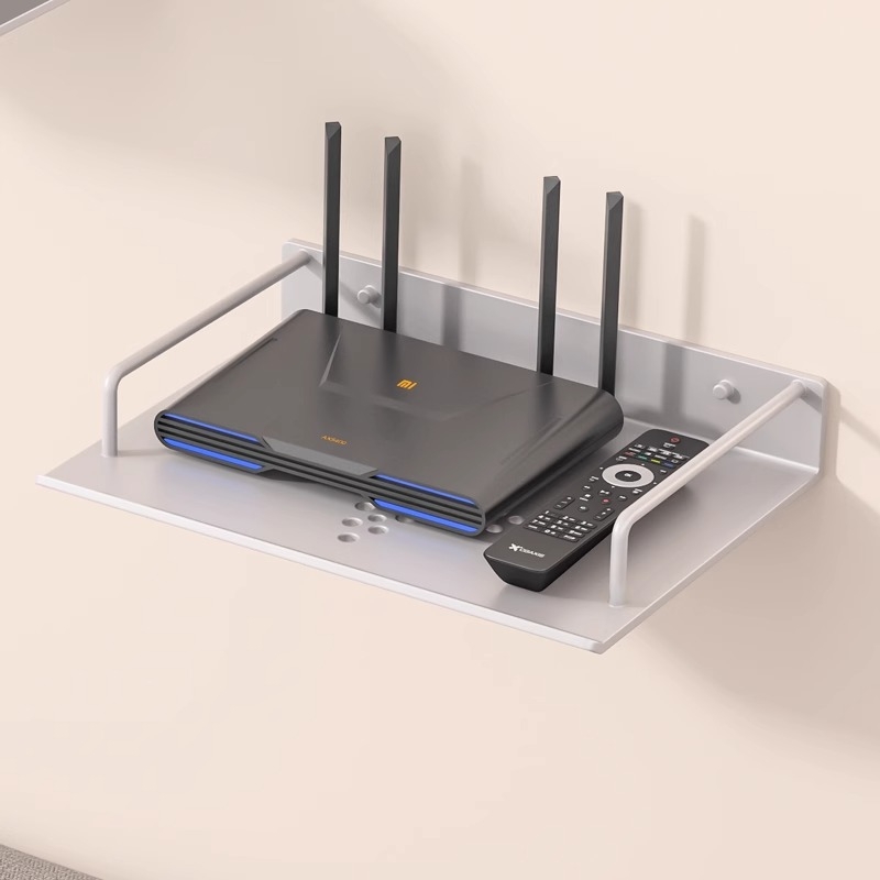 Sieninis maršrutizatoriaus laikiklis saugyklai (Medžiaga: anglies plienas; Diegimas be gręžimo; Vieno sluoksnio; Saugyklai gyvenamajame kambaryje)