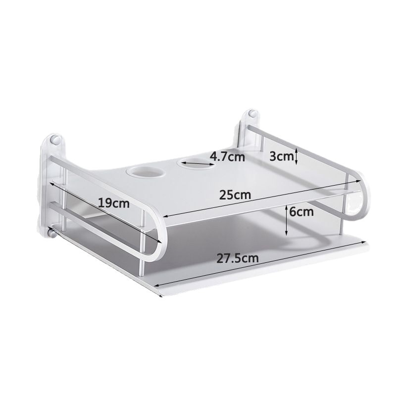 Sieninis maršrutizatoriaus laikiklis saugyklai (Medžiaga: anglies plienas; Diegimas be gręžimo; Vieno sluoksnio; Saugyklai gyvenamajame kambaryje)