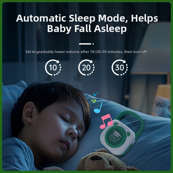 Bērnu agrīnās izglītības kabatas stāstu mašīna ar Bluetooth, ierakstu funkciju, uzlādes bateriju, 8GB+ atmiņu, silikona korpuss