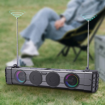 BDL Bluetooth zvučnik u traci sa solarnim punjenjem — Bluetooth 5.3, 10W, domet 10 m, 100Hz-20kHz, SNR ≥95dB