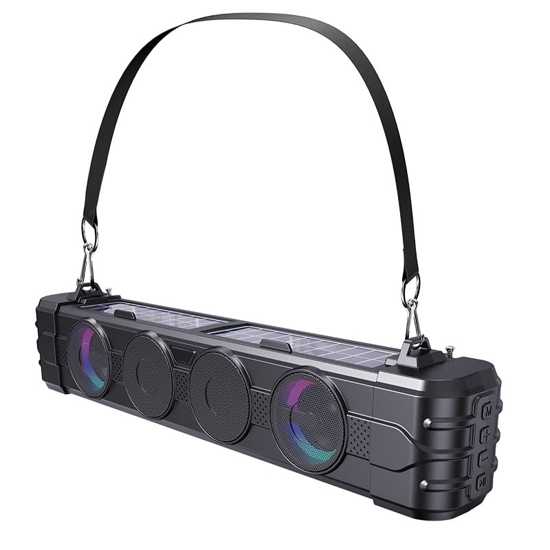 BDL Bluetooth zvučnik u traci sa solarnim punjenjem — Bluetooth 5.3, 10W, domet 10 m, 100Hz-20kHz, SNR ≥95dB