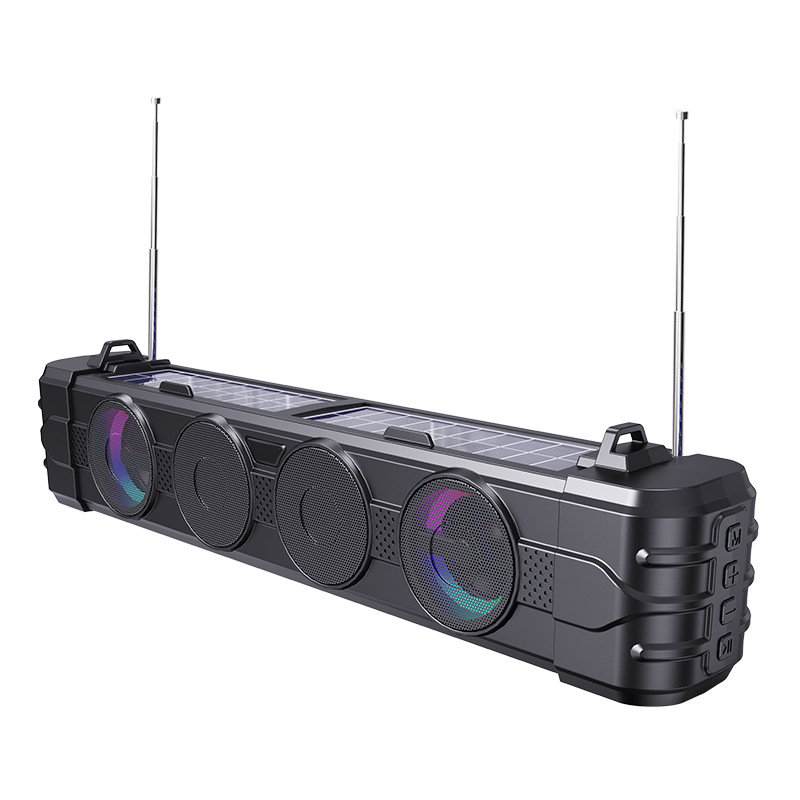 BDL Bluetooth zvučnik u traci sa solarnim punjenjem — Bluetooth 5.3, 10W, domet 10 m, 100Hz-20kHz, SNR ≥95dB