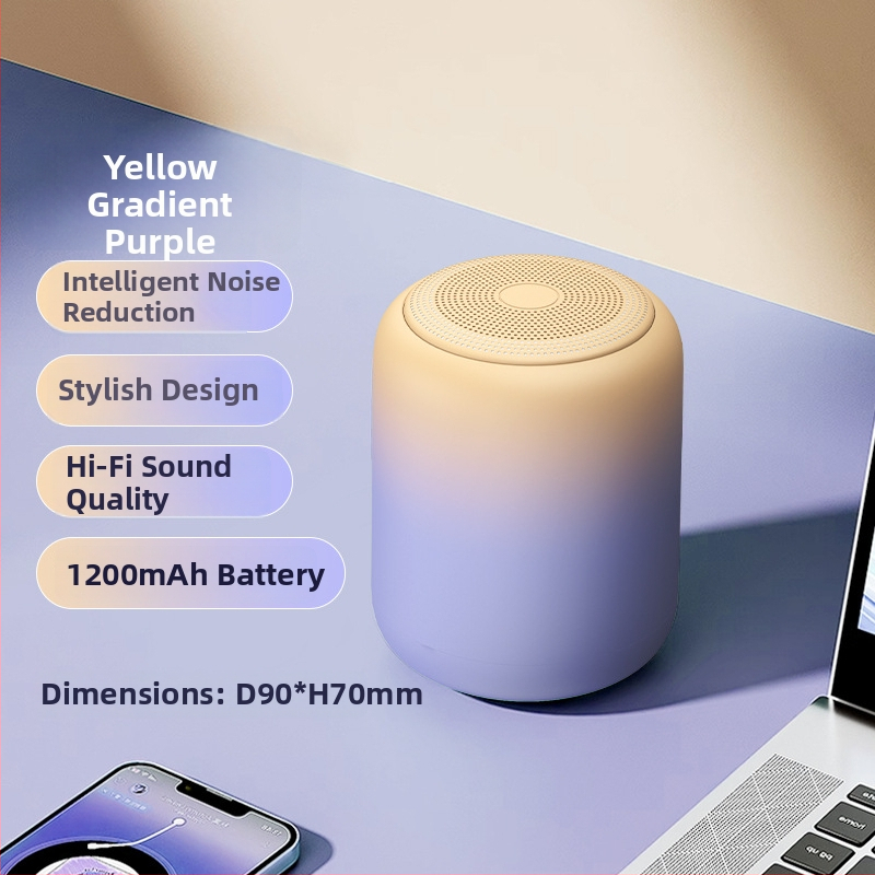 Difuzor Bluetooth, rezistent la apă IPX7, difuzor compact fără fir, baterie încorporată 1200–2000 mAh, Bluetooth 5.3, interval de frecvență 100 Hz–20 kHz, 3W