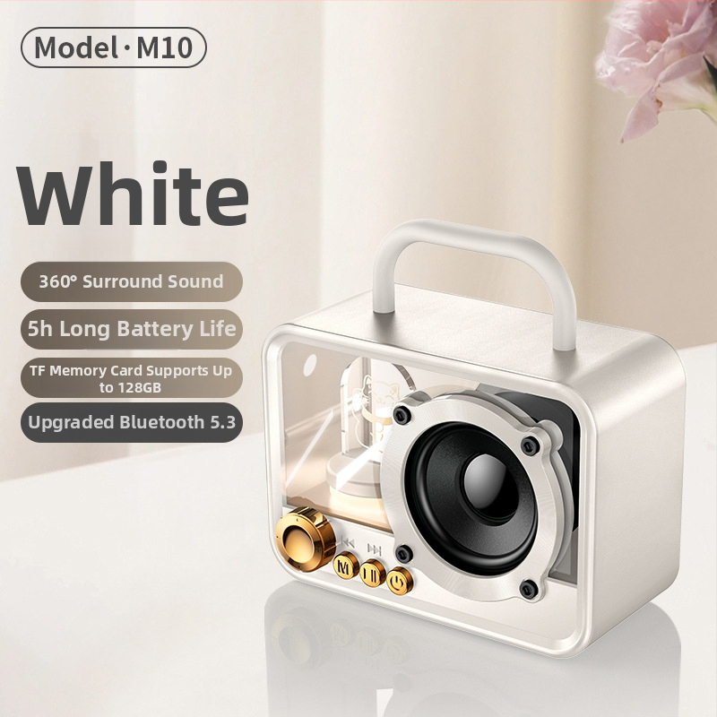 Bluetooth lauakõlar sisseehitatud akuga, 5W, Bluetooth 5.3, sagedusvahemik 60 Hz–15 kHz, tööulatus kuni 10 m