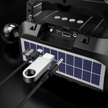 Boxă Bluetooth pentru exterior cu card TF, lanternă încorporată, 5W, Bluetooth 5.3, baterie 1200–2000mAh