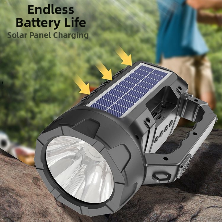 Vonkajší Bluetooth reproduktor s TF kartou, zabudovaná LED lampička, 5W, Bluetooth 5.3, batéria 1200–2000mAh