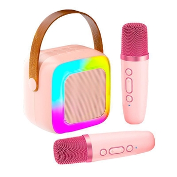 Boxă karaoke Bluetooth portabil cu baterie încorporată (Bluetooth 5.0, IPX7, 5W, interval de frecvență 100 Hz–20 kHz, 800–1000 mAh)