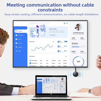 HDMI belaidis ekrano dubliavimo įrenginys – 1080p, HDMI jungtis, RK3036 A210 procesorius, 128 MB RAM, suderintas su Windows