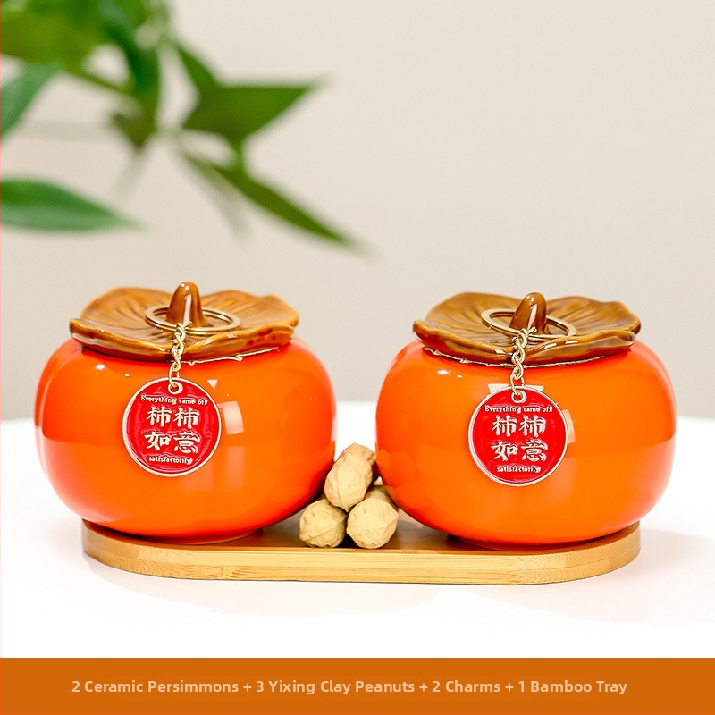 Figurină ceramică pentru birou, stil lux ușor, marcă Ruijie, cadou decor pentru casă