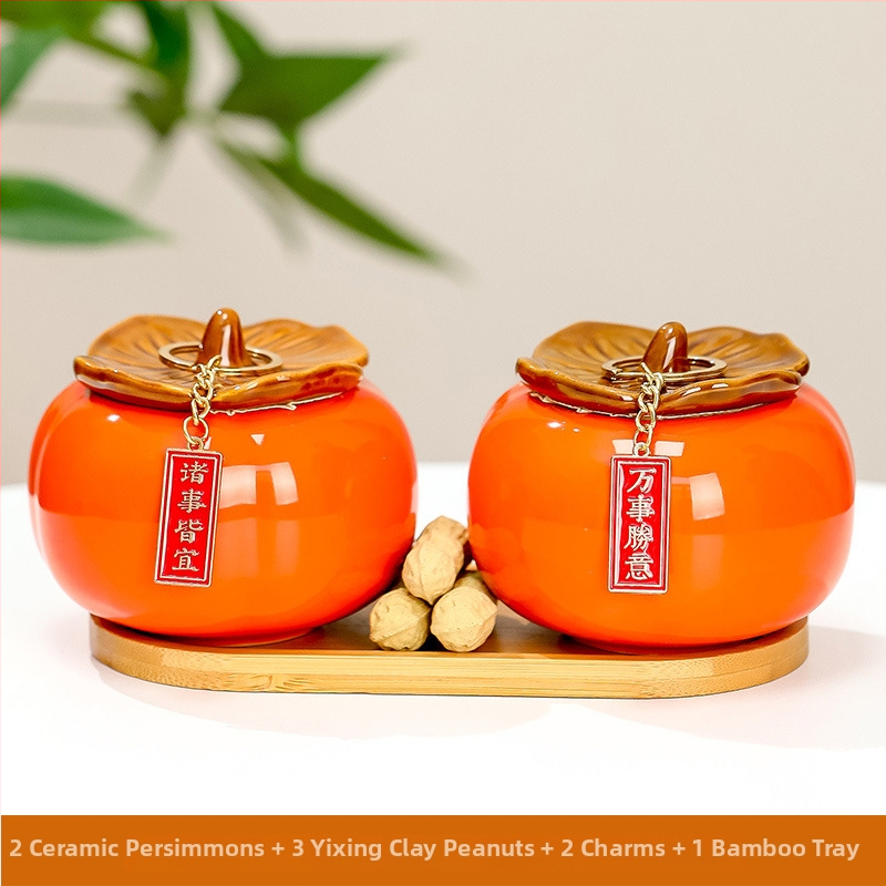 Figurină ceramică pentru birou, stil lux ușor, marcă Ruijie, cadou decor pentru casă