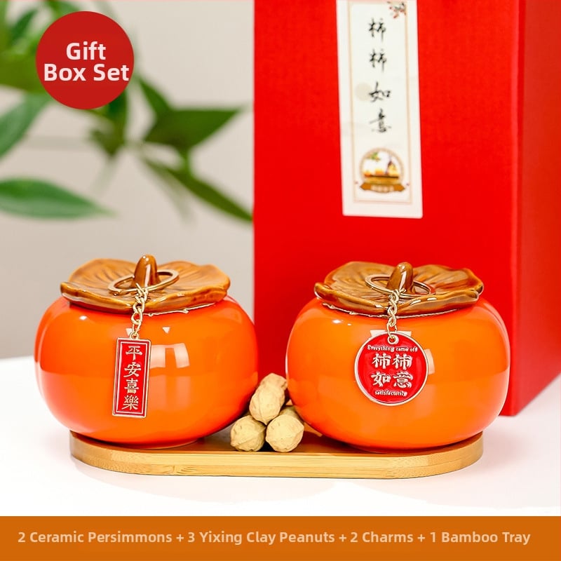 Figurină ceramică pentru birou, stil lux ușor, marcă Ruijie, cadou decor pentru casă