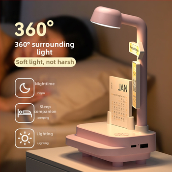 Kūrybinė Bluetooth garso naktinė lempa miegamajam – stalinė lempa su dviem funkcijomis, 3 šviesos temperatūros, 1200Ah baterija, 5V/2A