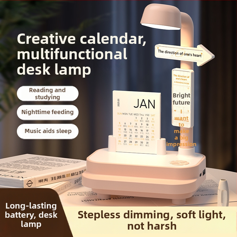 Radoša Bluetooth skaņas naktsgaisma guļamistabai – galda lampa ar divām funkcijām, 3 krāsu temperatūras, 1200Ah baterija, 5V/2A