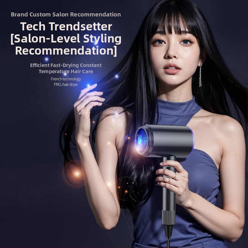 Kućni sušilo za kosu 750W, motor s četkom, 220V, vrući/hladni zrak, negativni ioni