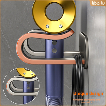 Dyson sieninis laikiklis plaukų džiovintuvui, aliuminis, apkrova 10 kg, modelis Blower frame, paviršiaus oksidacija