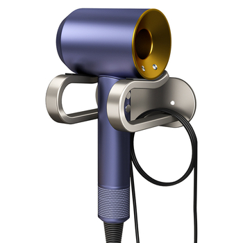Dyson falra szerelhető hajszárító tartó, alumínium, teherbírás 10 kg, modell Blower frame, oxidált felület