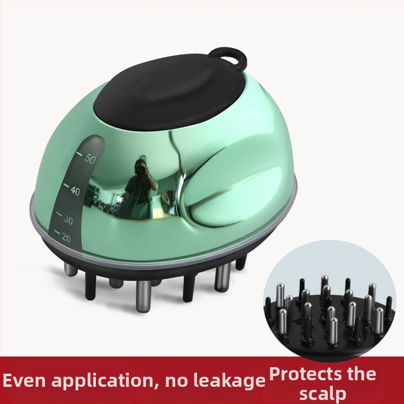 Galvos odos aplikatorius su maistu tirpalu, skysčių reguliavimo šukos su rutuliukais, modelis Liquid Diverter; svoris 35-40 g; tinka visoms metų laikams; bendro pobūdžio naudojimas