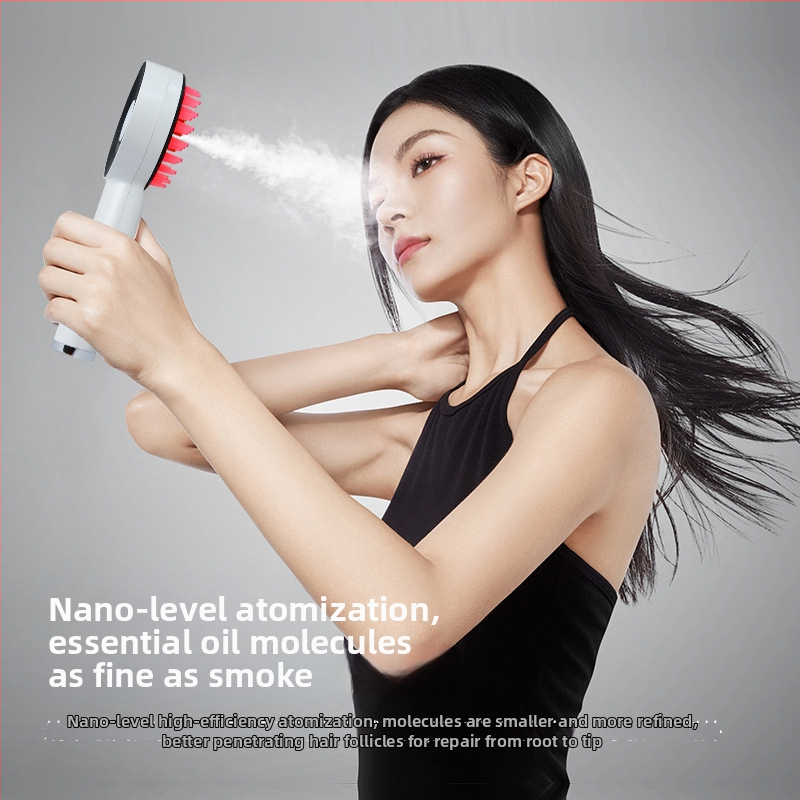 Elektriline peamassaaži kamm – vibratsioonimassaaž, mudel S2, akudest toide, mehhaaniline juhtimine, 4 kiirust