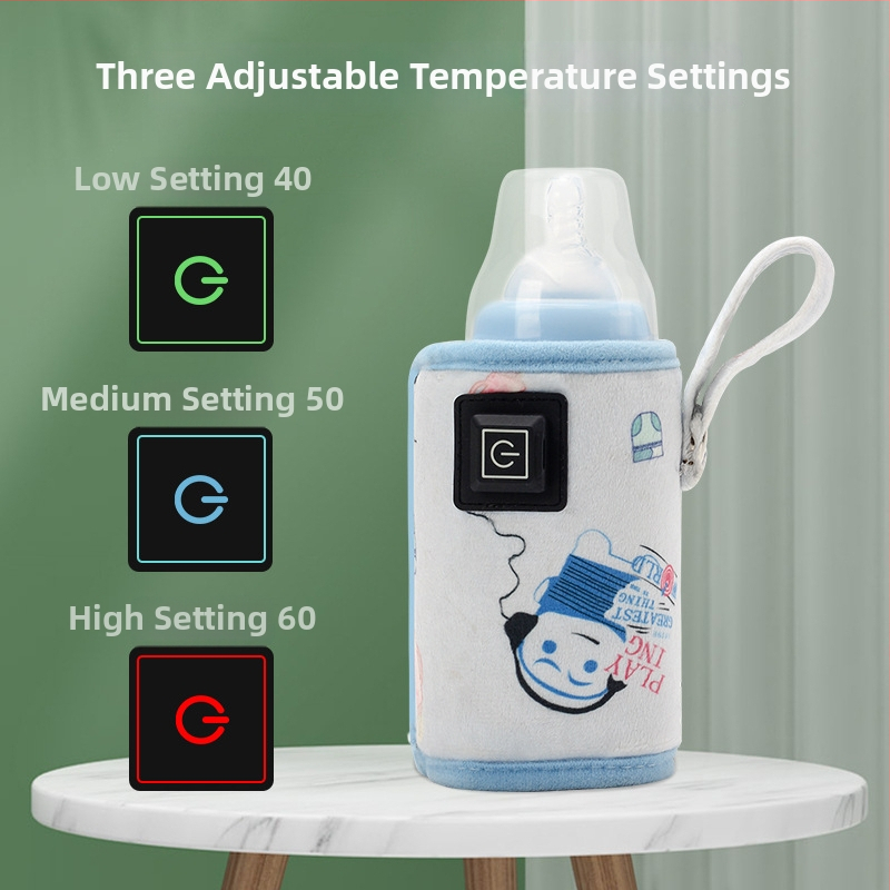 USB šildomas buteliuko izoliacinis gaubtas su pastovia temperatūra, nešiojamas automobiliui