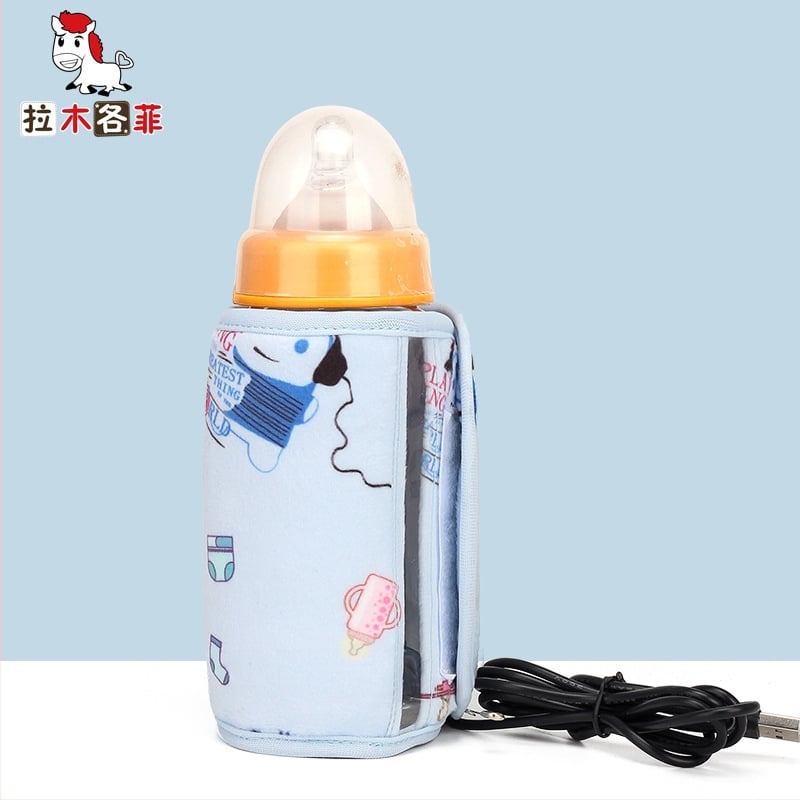 USB šildomas buteliuko izoliacinis gaubtas su pastovia temperatūra, nešiojamas automobiliui