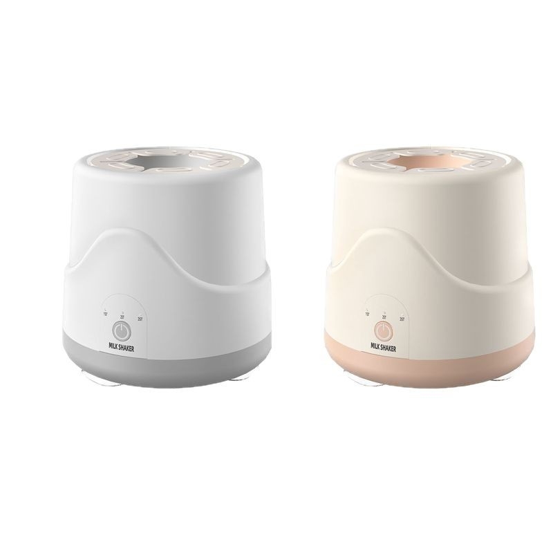 Elektrinis kūdikių pieno plakiklis su 55°C pastovia temperatūra, USB įkrovimas, 3 greičiai maišymui, greitas šildymas