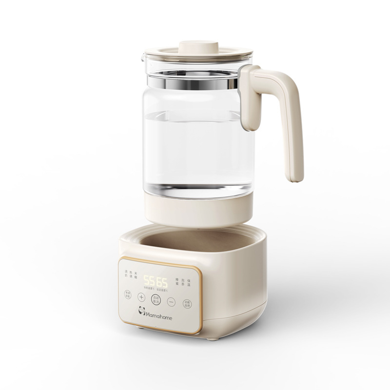 Загрявател за мляко K312 с термостат, чайник, 800W, стъклен корпус, 220V