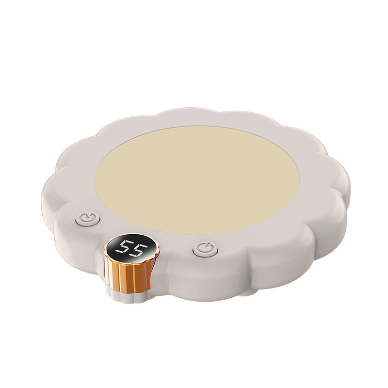 Suport termic de birou – două funcții într-unul: încălzitor și suport pentru ceașcă, control tactil, alimentare la priză, oprire automată