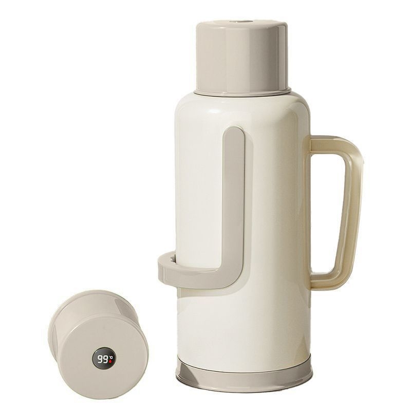 Termosas su stiklo įdėklu, didelė talpa, 12–24 val. izoliacija, premium Xinmeiya PP+stiklo vidus