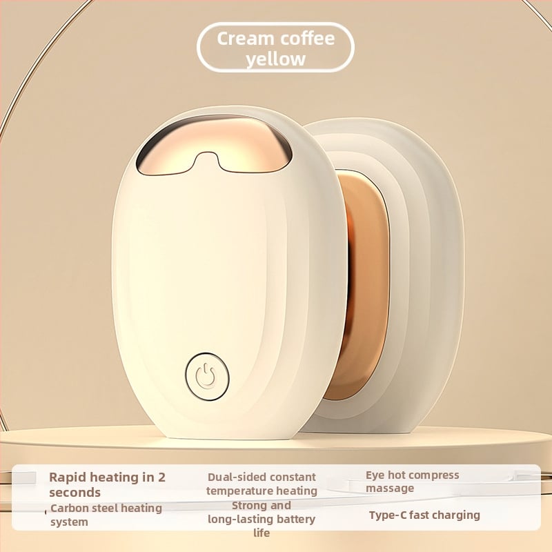 Wenxi USB įkrovimo rankų šildytuvās, 3V, 5W, įmontuota 500–800 mAh baterija, dvipusis elektrinis šildymas