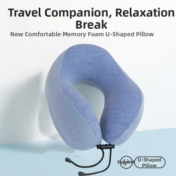 U formos kaklo pagalvė kelionėms su memory foam užpildais, universalus prisitaikymas, prekės ženklas Sincere and Warm, svoris iki 0,5 kg