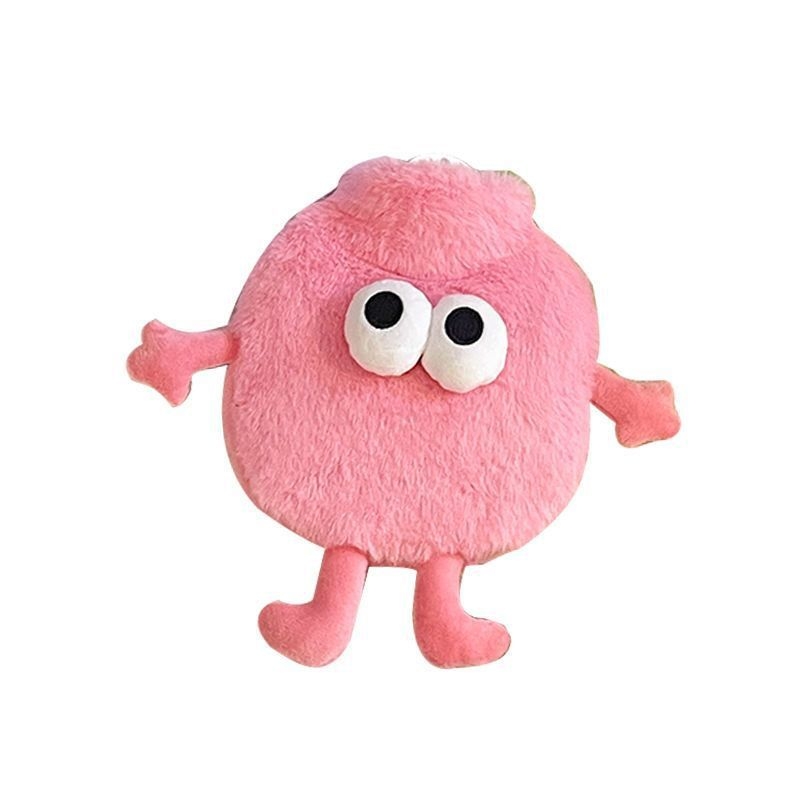 Recipient pentru apă fierbinte, din flanel, stil desen animat drăguț, încălzitor pentru mână, 100 g