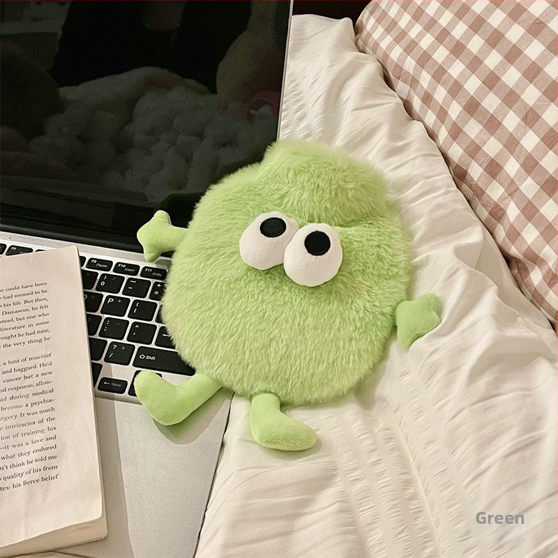 Vandens pildyta karšto vandens buteliukas, flanelė, mielas piešinių stilius, rankų šildytuas, 100 g