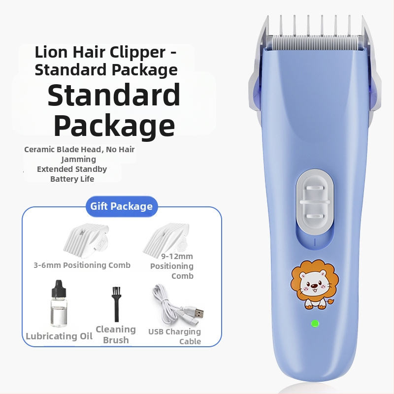 Kūdikių plaukų kirpimo elektrinis skustuvas, tylus veikimas, 50W, įkrovimas, keraminė pjovimo galvutė