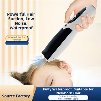 Mașină de tuns păr foarte silențioasă pentru bebeluși și copii, reîncărcabilă, 5W, impermeabil