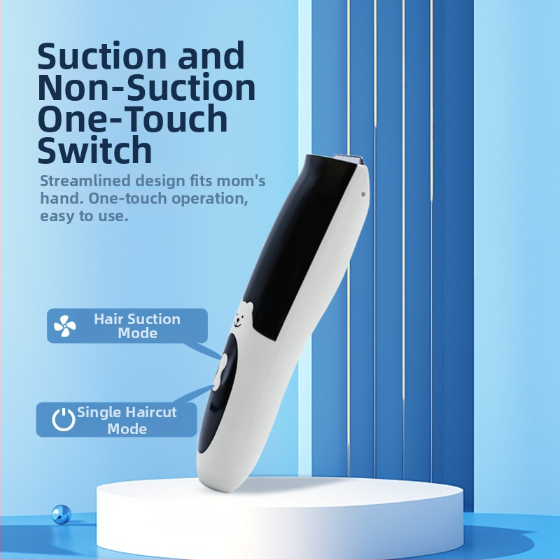 Mașină de tuns păr foarte silențioasă pentru bebeluși și copii, reîncărcabilă, 5W, impermeabil