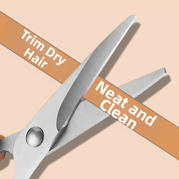 Vaikų plaukų kirpimo rinkinys: plokščios žirklės, retinimo žirklės su 20 dantų ir šukos; retinimas 15-25
