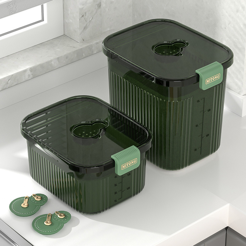 Прозрачен PET контейнер за ориз със двойно уплътване и влагозащита