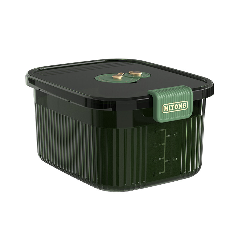 Прозрачен PET контейнер за ориз със двойно уплътване и влагозащита