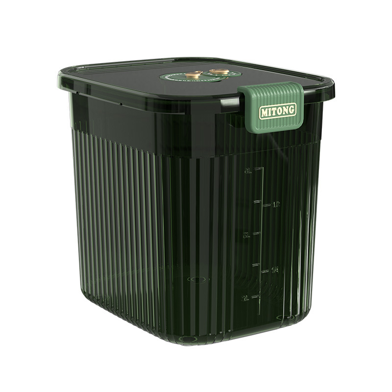 Прозрачен PET контейнер за ориз със двойно уплътване и влагозащита