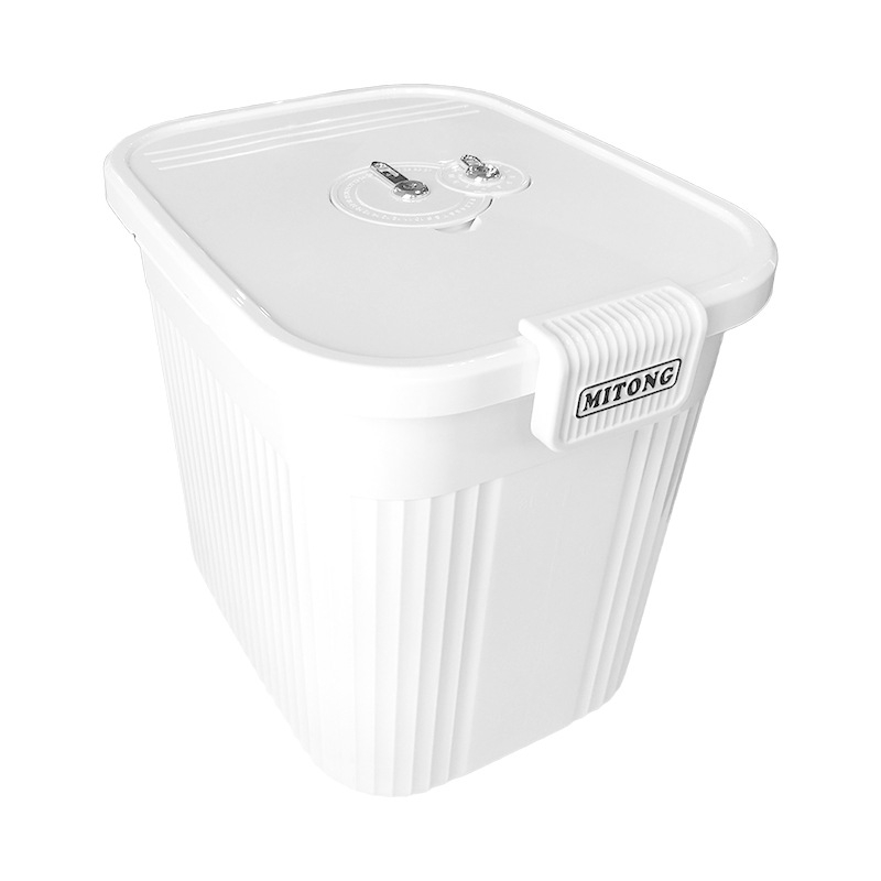 Прозрачен PET контейнер за ориз със двойно уплътване и влагозащита