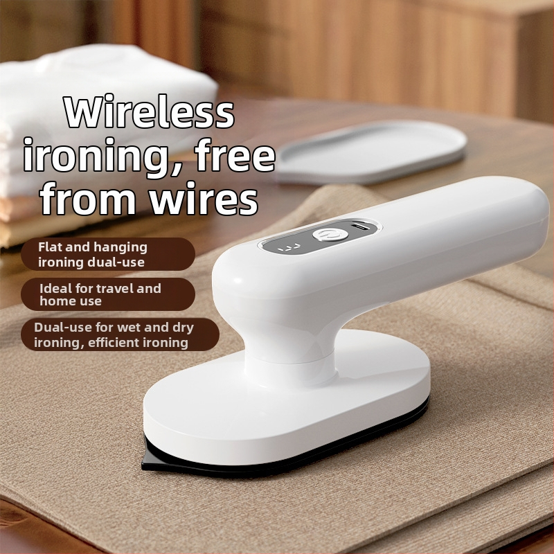 Парогенератор за дрехи, безжичен миниатюрен и преносим, USB захранване, 50W, напрежение ≤36V, резервоар под 0.8 л, 3 нива температура