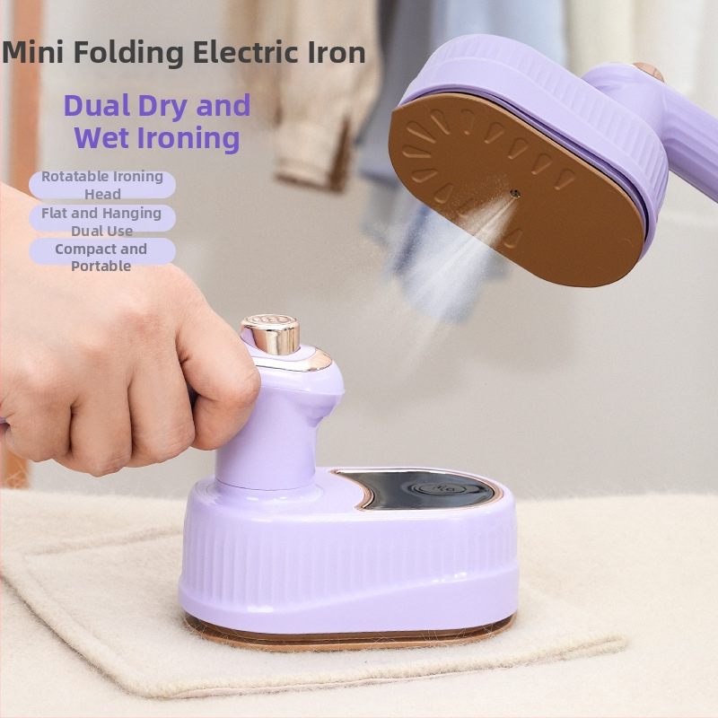 Dviejų viename drabužių garinimo įrenginys – drėgnam ir sausam gludinimui, sulankstomas nešiojamas rankinis dizainas, 40W, 110–240V, talpa <0,8 L, temperatūros reguliavimas antrą lygį