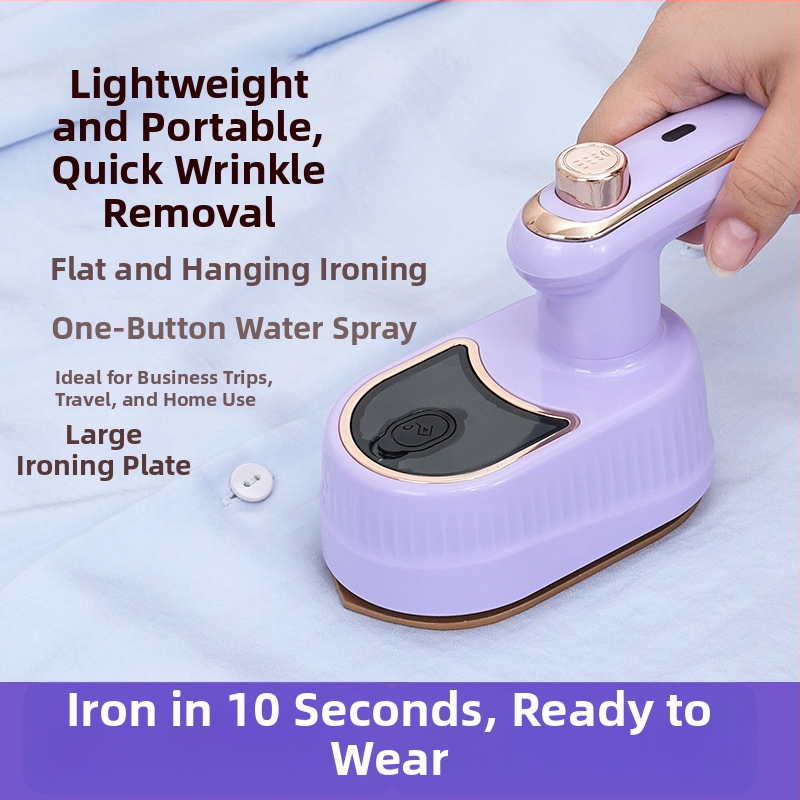 Kaks ühes riiete puhul – märg ja kuiv triikimine, kokkupandav kaasaskantav käsi-lõige, 40W, 110–240V, maht <0,8 L, temperatuurirežiimi teine tase