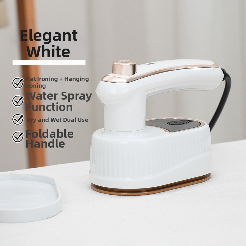 Dviejų viename drabužių garinimo įrenginys – drėgnam ir sausam gludinimui, sulankstomas nešiojamas rankinis dizainas, 40W, 110–240V, talpa <0,8 L, temperatūros reguliavimas antrą lygį