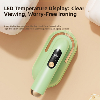 Rankinis garų lygintuvas sausam ir drėgnam naudojimui, 1500W, 111–240V, PC vidinis rezervuaras, modelis XH-818, 6 režimai