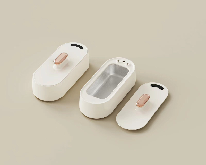 Ултразвуков почиствач за очила, козметични четки и бижута — преносима компактна кутия за почистване, USB захранване, 12V 15W, дъно от 304 неръждаема стомана, капацитет 301-500 ml